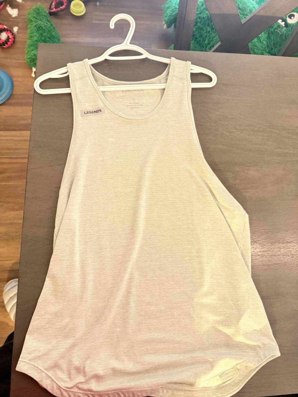Legends Men’s White Tank Top - Picture 4 of 7